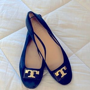 Tory Burch blue suede 8.5